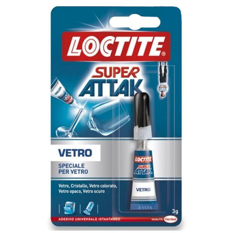 Super attack colla liquida facile da applicare speciale per vetro 3 gr