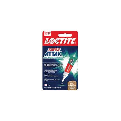 SUPER ATTAK RIPOSIZIONABILE GEL GR.3 - 12 blister LOCTITE