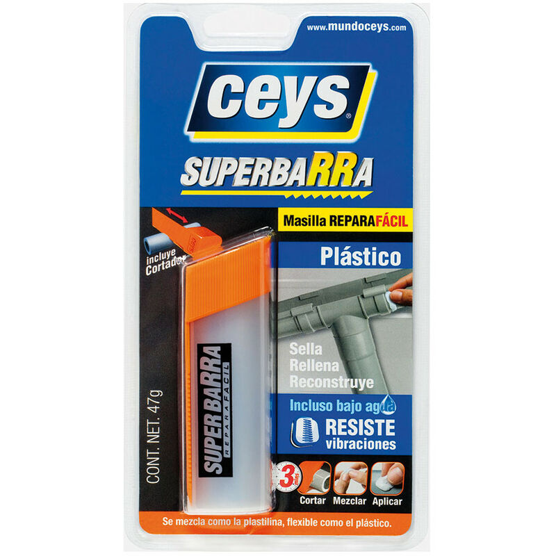 Superbar De Réparation Plastique 47g Ceys 505031