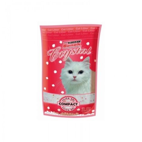 Super Benek Crystal 3,8 l - arena para gatos de silicona, de rápida absorción