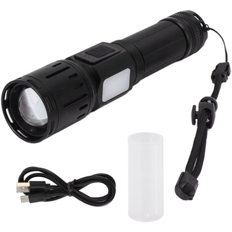 Super Bright Flashlight 7 Modes Waterproof LED Rechargeable Handheld Flashlight for Dog Walking Maintenance