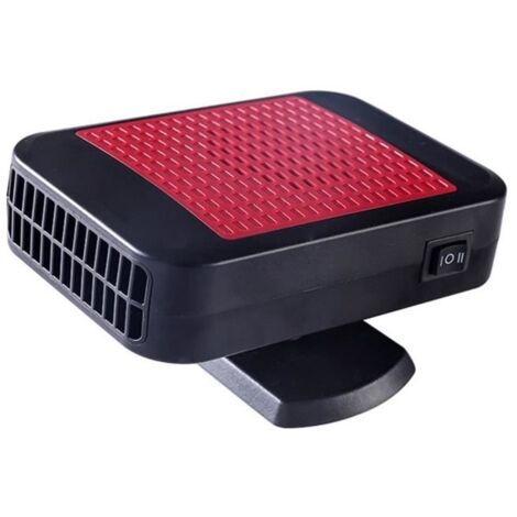 SUPER Chauffage Voiture Puissant Allume Cigare Portable Rapide Dégivrage Ventilateur 24V Rouge
