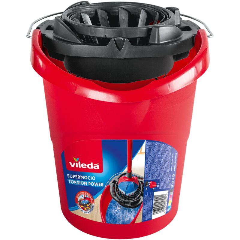 

súper cubo mocio y pulse Vileda - Rouge