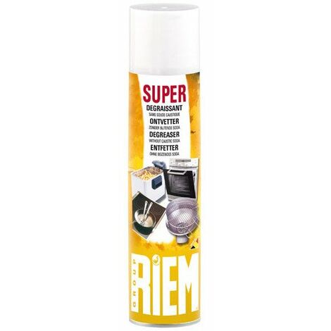 Super Degraissant Graisses Et Huiles Brûlées Aerosol 400 Ml - Riem