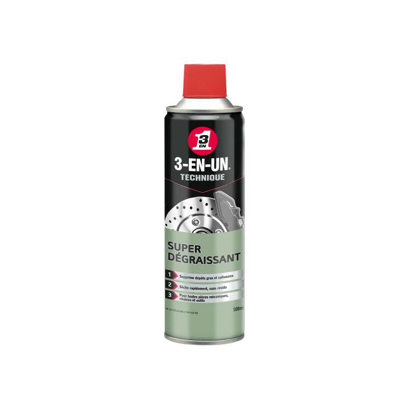 

Super Desengrasante Aerosol 500 ml - 3-en-un