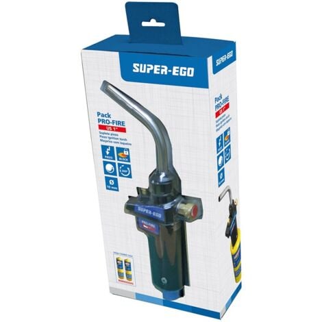 SUPER-EGO TOOLS SUPER EGO HERRAMIENTAS pack soplete pro-fire + 2 gas mapp super ego