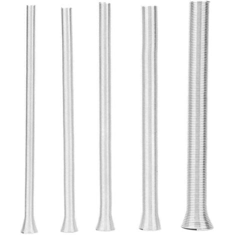Super Elastic Steel Spring Tube - 5Pcs 21cm Super Elastic Steel Spring Tube Bender PVC Pipe Bending Electrical Wire Spring Bending Spring Tube Bender