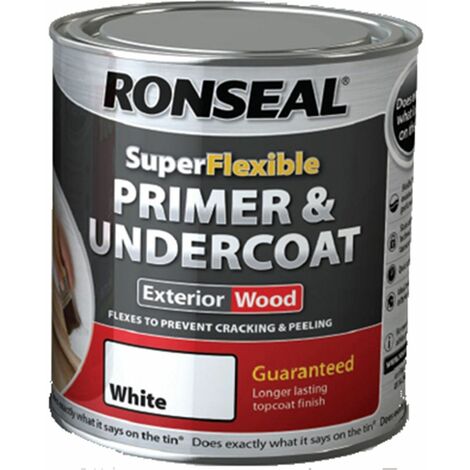 Super Flexible Wood Primer & Undercoat White 750ml RSLEWPWHI750