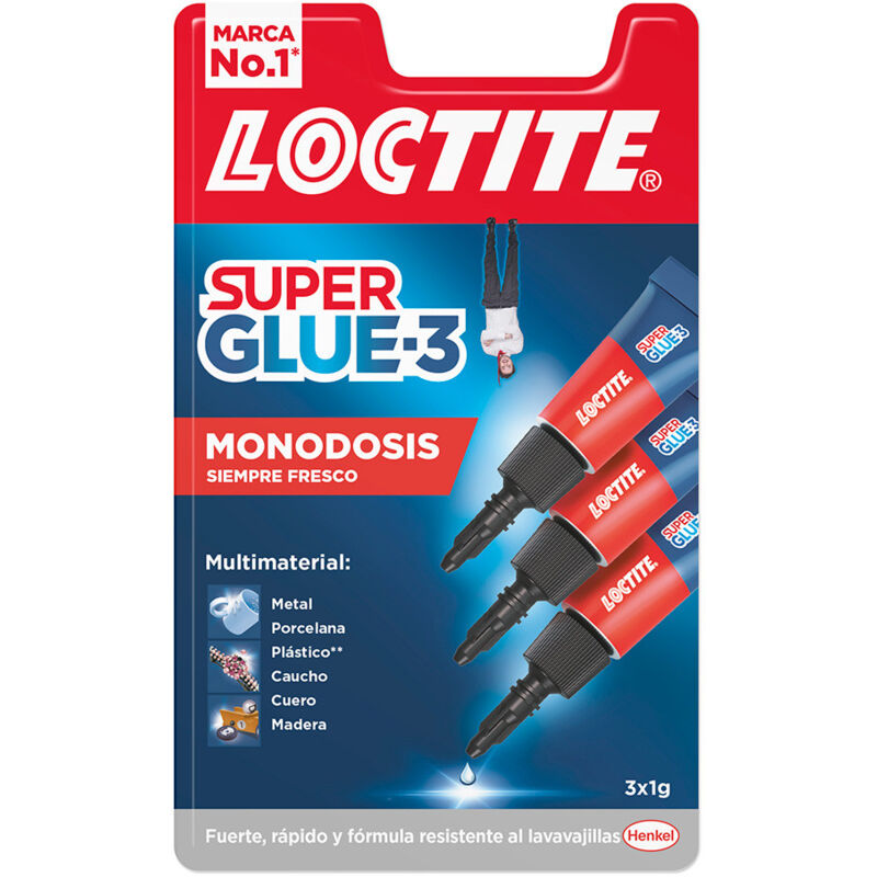 Loctite - mini trio 3 x 1g. 2640065 super glue