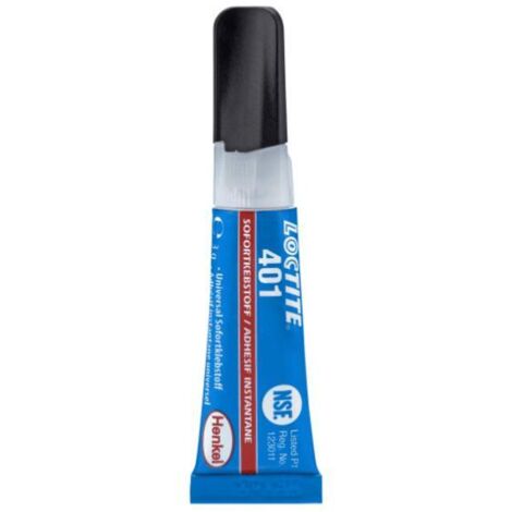 SUPER GLUE LOCTITE 401 PROFESSIONNELLE COLLE LIQUIDE INSTANTANÉE - 3g