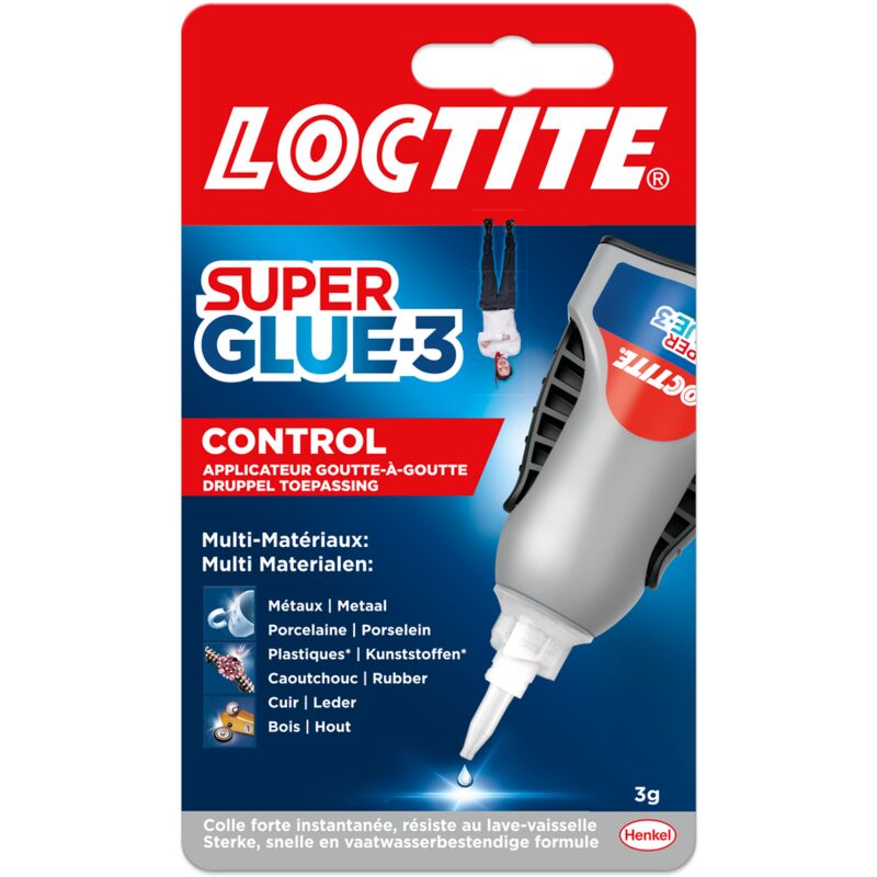 Super glue 'Control' 3g - Loctite