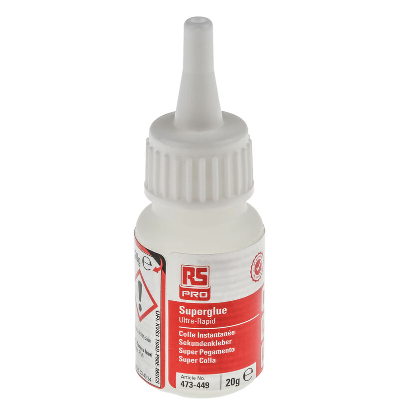 Rs Pro - Super Glue Liquide Transparent, Bouteille, 20 g ( Prix pour 1 )