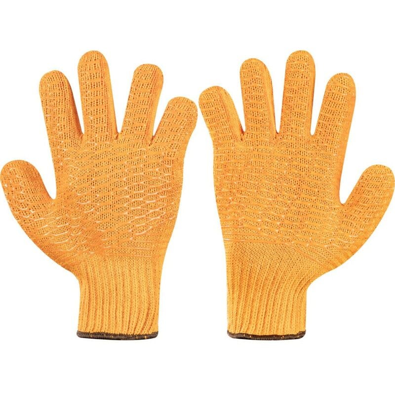 Tuffsafe Super Grip Criss Cross Gloves - Size 10
