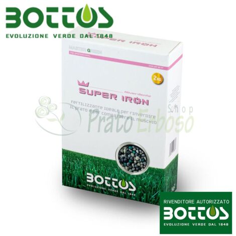 Super Iron 9-9-9 + 11 Fe - Fertilizzante per prato da 2 Kg