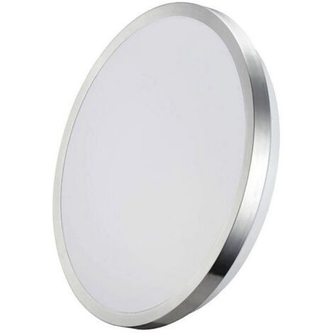 Super lampada da superficie LED 18w 1820lm 6500k ø33x5cm struttura cromata EDM