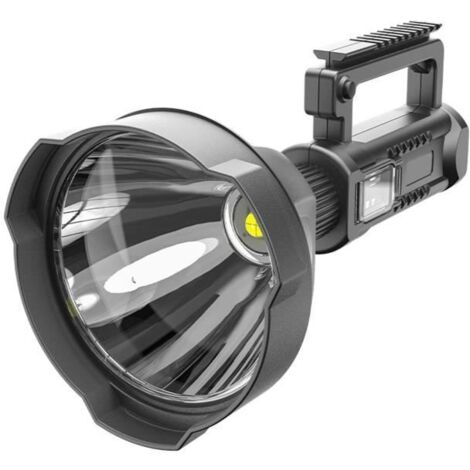 Super Lumineux LED Projecteur Portatif lampe de Poche Projecteur Rechargeable 8000mAh Longue Durée Spot Lumière W590 sans base