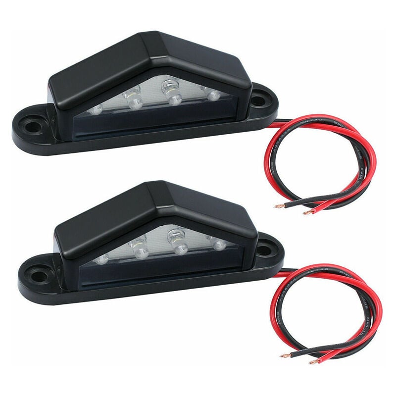 Ensoleille - Super lumineux plaque d'immatriculation lumière remorque camion van rv plaque d'immatriculation lumière remorque rv voiture modification