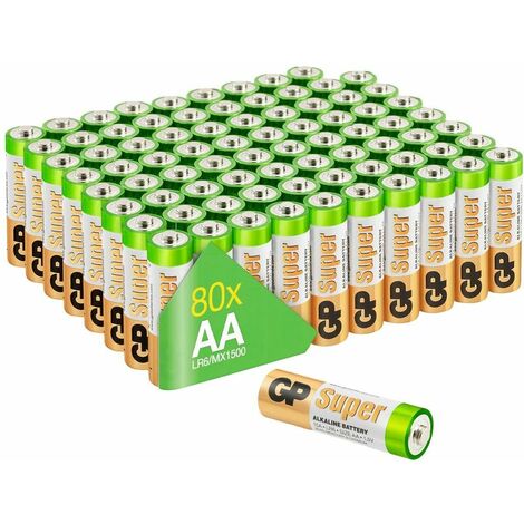 Super Pile LR6 (AA) alcaline(s) 1.5 V 80 pc(s) S528262