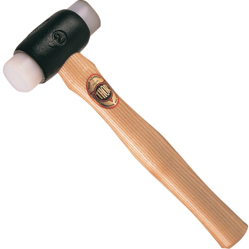 Thor - 18-910 32MM Super Plastic Hammer with Wood Shaft