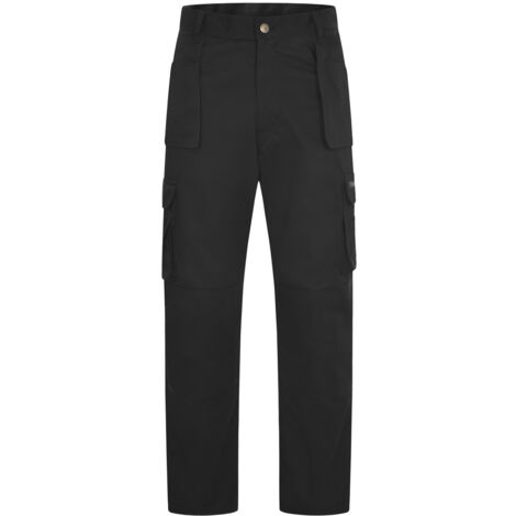 Super Pro Arbeitshose Schwarz 38 330 g/m² 65 % Polyester normal geschnitten