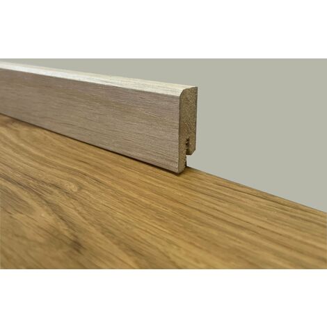 SUPER PROMO BATTISCOPA ZOCCOLINO SQUADRATO BASSO in FIBRA DI LEGNO 40X15 SBIANCATO (prezzo al metro)
