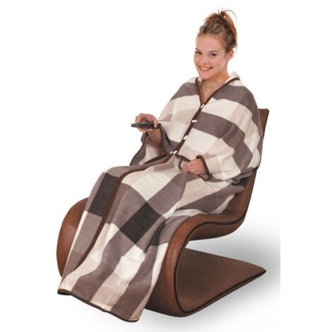Super Quilt – Fleecedecke mit Reißverschluss, Poncho