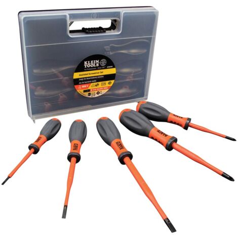 Super Rod 32268 ins VDE cacciaviti isolati, arancione, set da 5 pezzi