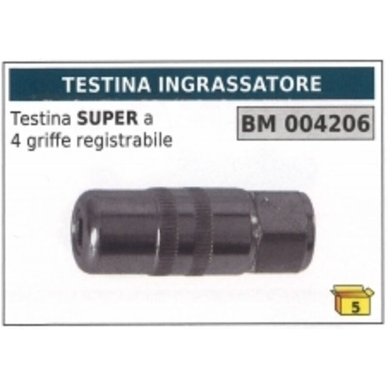 Image of Newgarden - SUPER-Schmiernippel mit 4 verstellbaren Klauen Code 004206