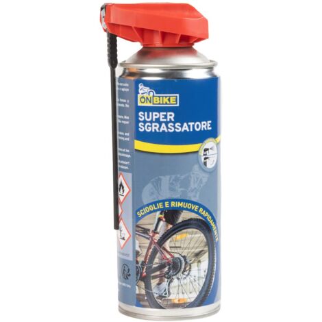 Super sgrassatore spray da 400 ml con doppio erogatore ad azione rapida che non richiede risciacquo