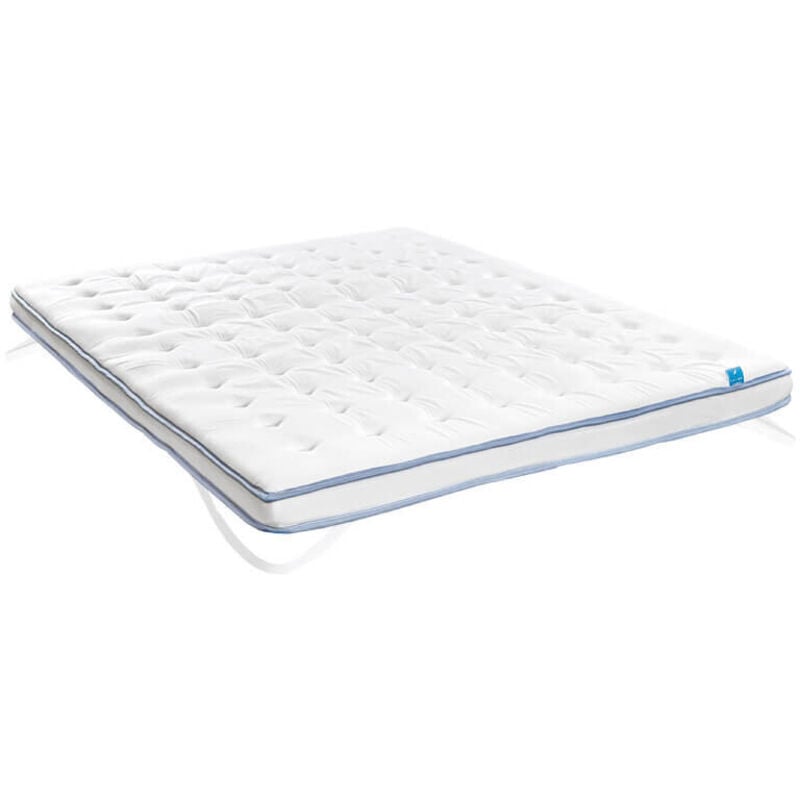 Surmatelas Luxe Nimbus Viscoélastique Fermeté moyenne Confort supplémentaire Respirant Adaptable Améliore le repos Cosy et doux 150x200 cm