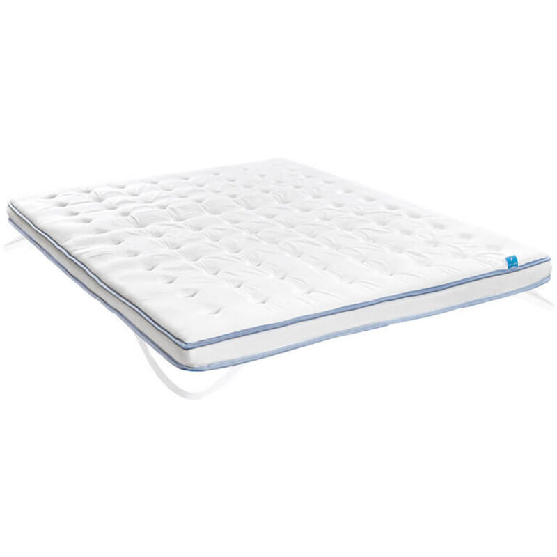Surmatelas Luxe Nimbus Viscoélastique Fermeté moyenne Confort supplémentaire Respirant Adaptable Améliore le repos Cosy et doux 90x200 cm