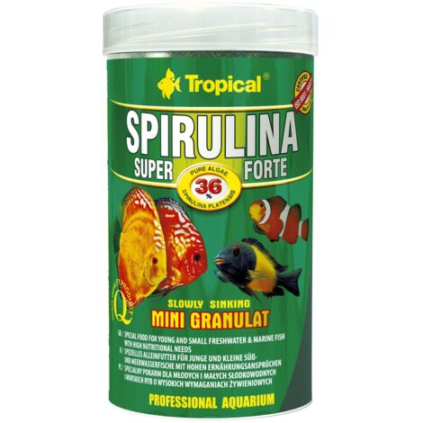 SUPER SPIRULINE FORTE TROPICAL MINI GRANULÉS 100ML/56G