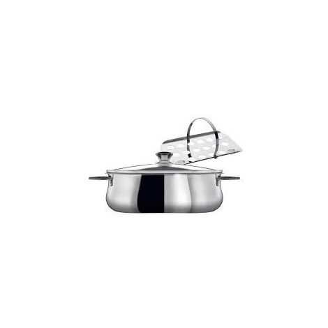 Superchef-Set 3tlg. Ovaler Schmortopf 32x19 cm Inoxriv