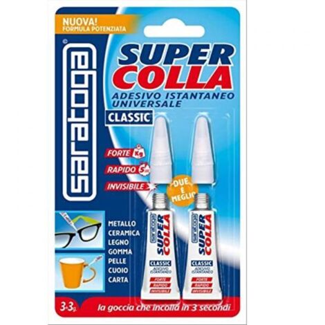SUPERCOLLA BIS SARATOGA 33G TUE TUBETTI ADESIVO ACRILICO