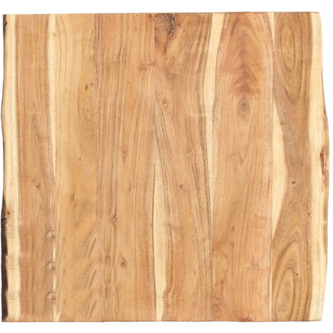 Superficie de mesa de madera maciza de acacia 60x(50-60)x3,8 cm