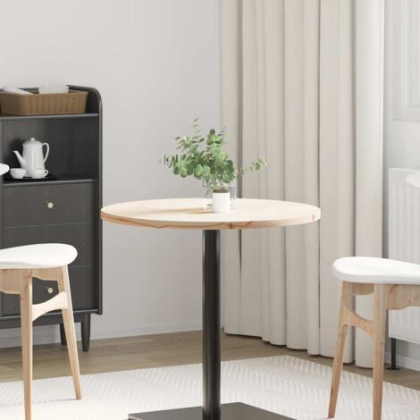Superficie de mesa madera maciza de pino Ø70x2,5 cm