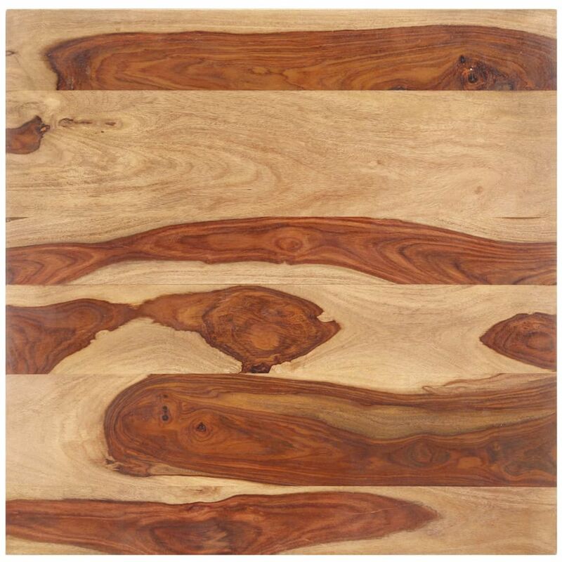 

Superficie de mesa madera maciza de sheesham 15-16 mm 60x60 cm
