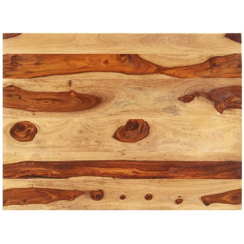 

Happyshopping - Superficie de mesa madera maciza de sheesham 15-16 mm 60x70 cm