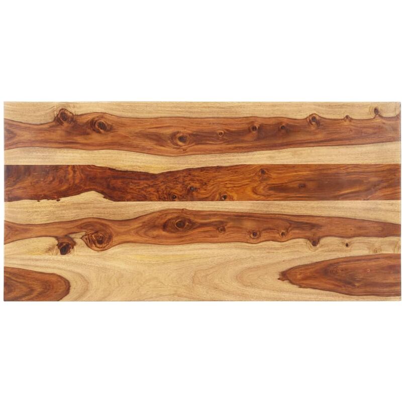 

Superficie de mesa madera maciza de sheesham 25-27 mm 60x100 cm