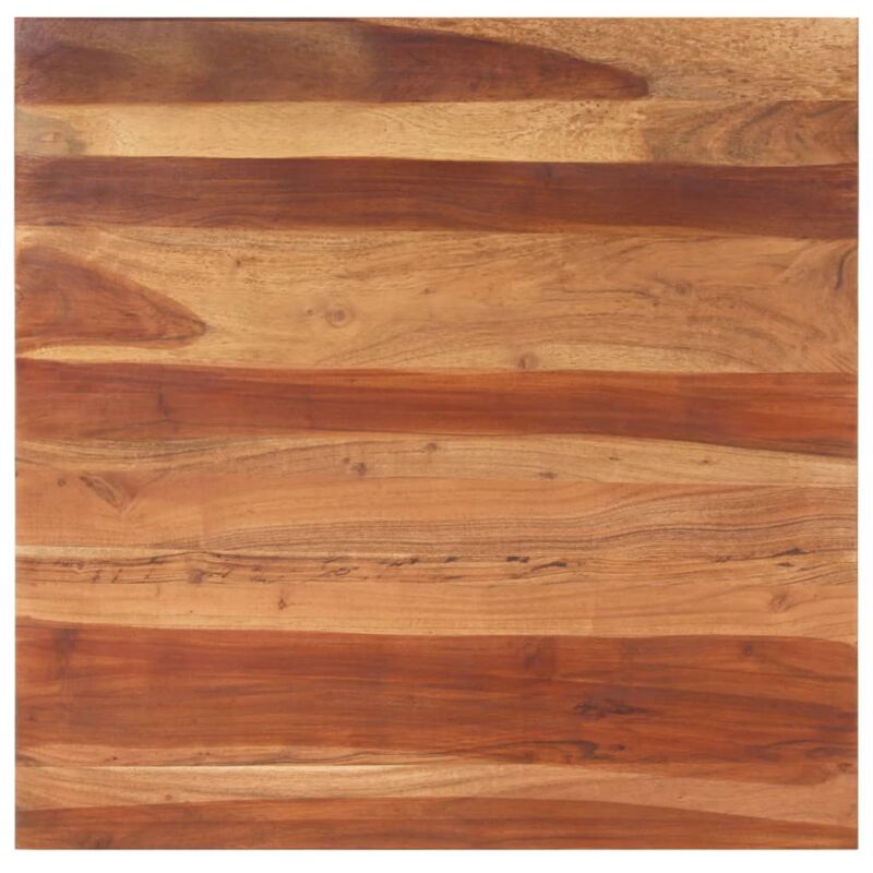

vidaXL Superficie de Mesa Madera Maciza de Sheesham 15-16 mm 80x80 cm - Marrón