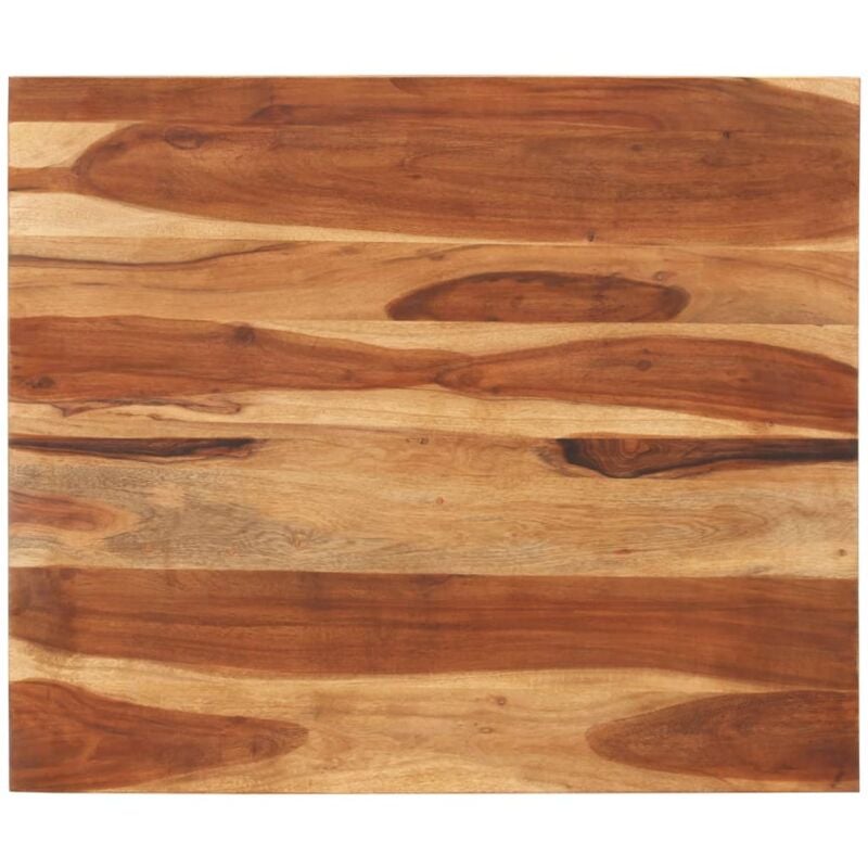 

vidaXL Superficie de Mesa Madera Maciza de Sheesham 25-27 mm 70x80 cm - Marrón