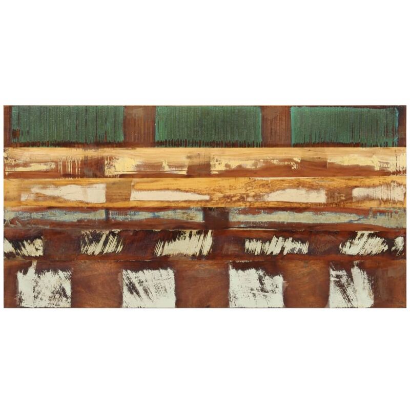 

vidaXL Superficie de Mesa Madera Maciza Reciclada 60x120 cm 15-16 mm - Multicolor