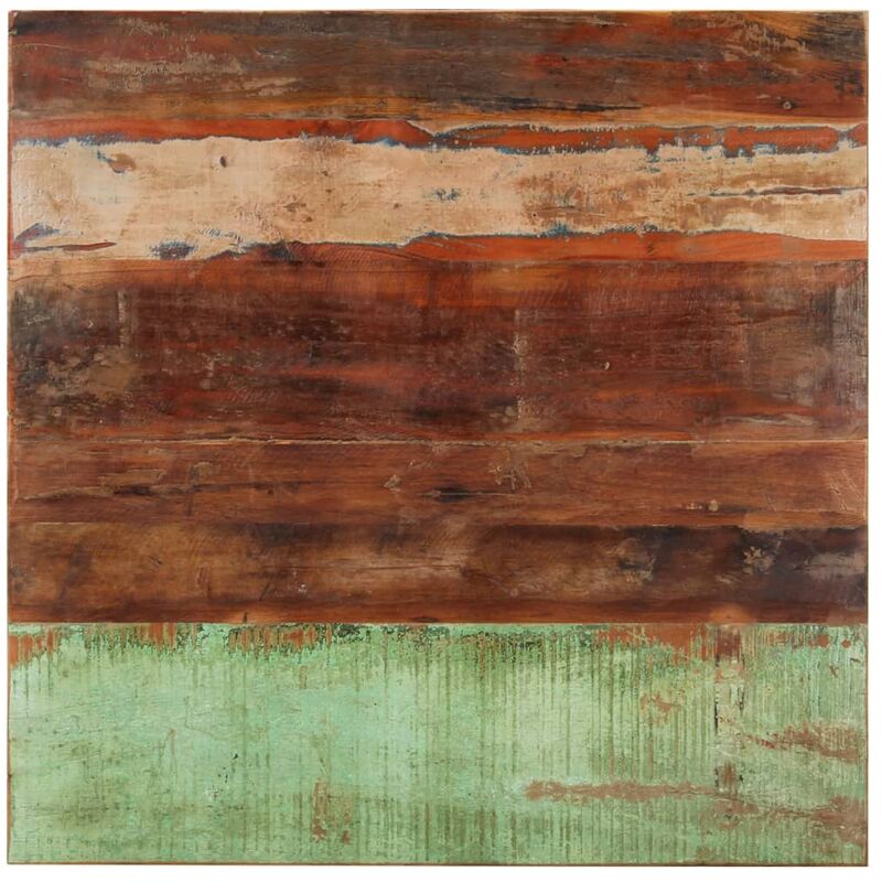 

vidaXL Superficie de Mesa Madera Maciza Reciclada 80x80 cm 15-16 mm - Multicolor