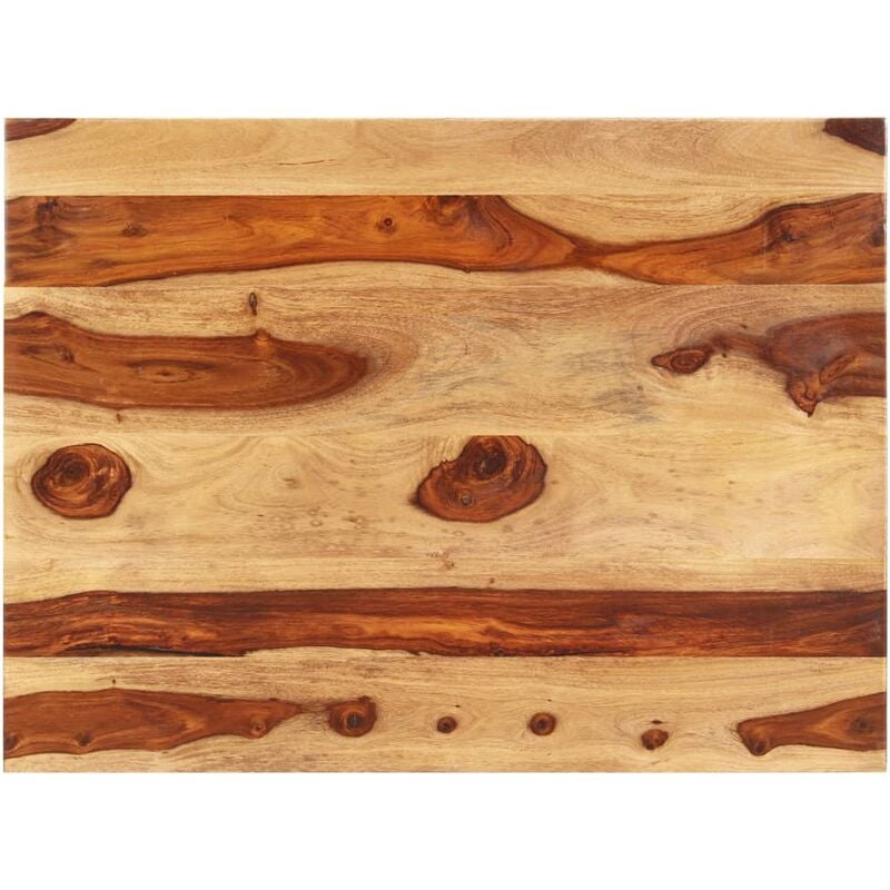

Superficie de mesa madera maciza de sheesham 25-27 mm 60x80 cm