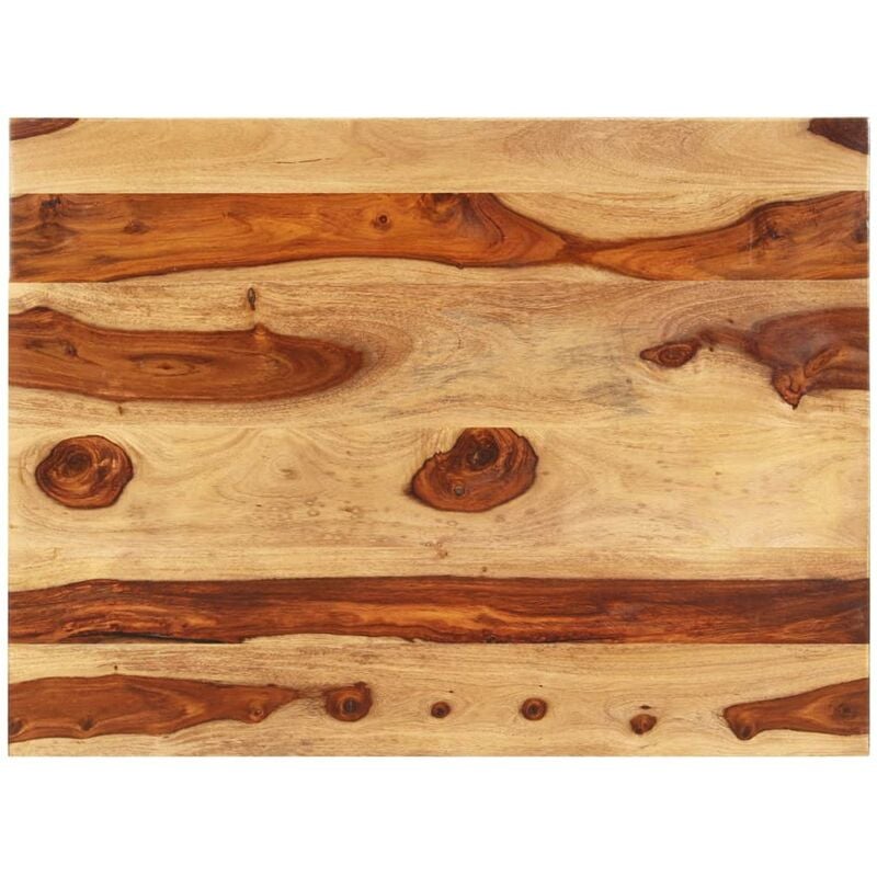 

Superficie de mesa madera maciza de sheesham 25-27 mm 60x90 cm