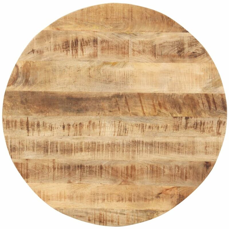 

Superficie de mesa redonda madera maciza de mango 15-16 mm 50cm