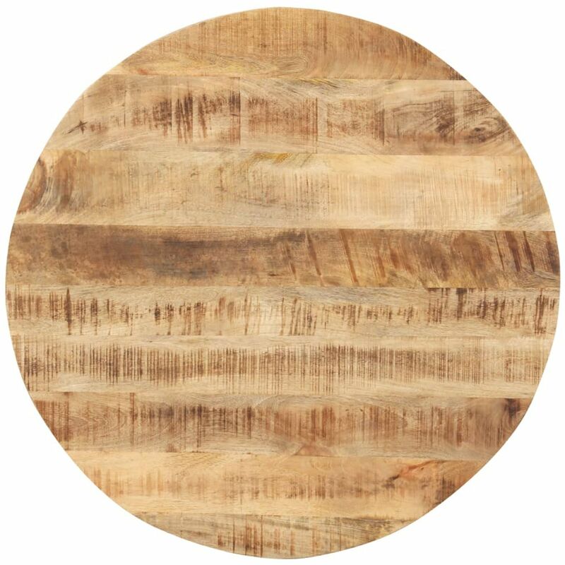 

Superficie de mesa redonda madera maciza de mango 15-16 mm 60cm