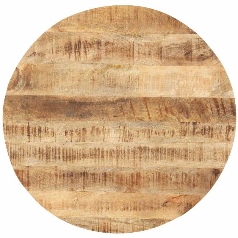 

Superficie de mesa redonda madera maciza de mango 25-27 mm 70cm