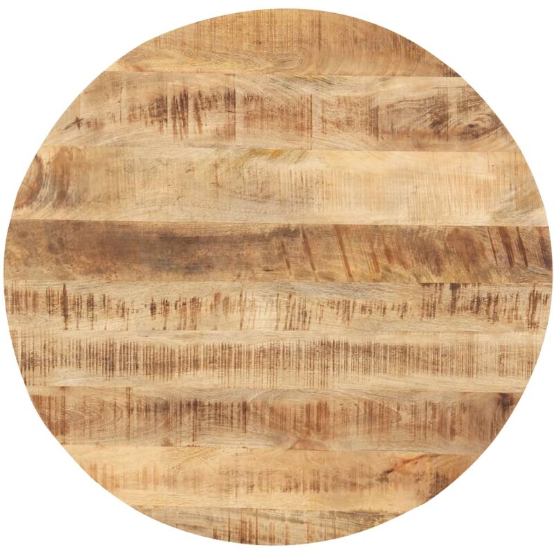 

Superficie de mesa redonda madera maciza de mango 25-27 mm 80cm