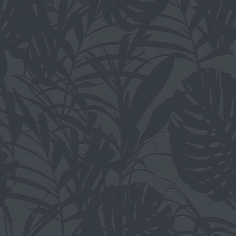 Superfresco Easy - Palm Blau - Vliestapete - 10m x 52cm